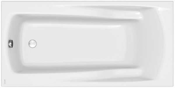 Wanna prostokątna Zen by Cersanit 170x85 + biała obudowa syfon nogi ręcznik