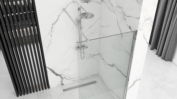 Ścianka prysznicowa walk-in REA AERO N 110 transparent