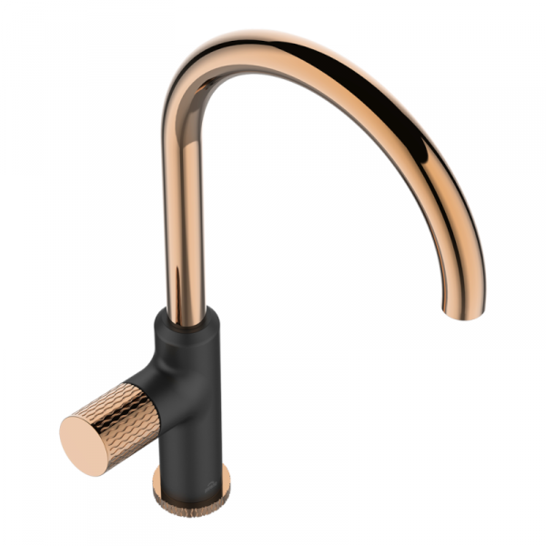 Bateria zlewozmywakowa Invena Moonlight czarna rose gold
