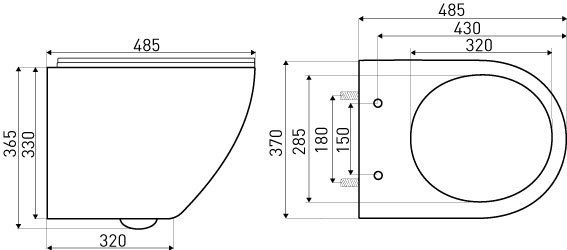 Stelaż WC + Przycisk M571+ Miska WC wisząca bez kołnierza DELOS + deska duroplast wolnoopadająca SLIM