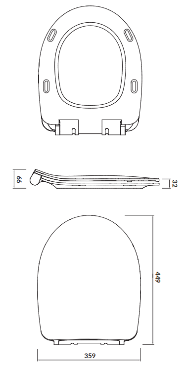 Miska WC zawieszana MODUO CleanOn deska duroplast K701-147