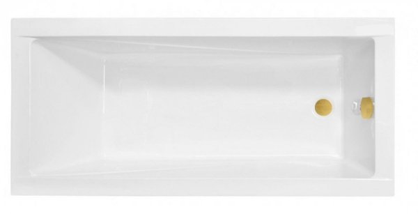 BESCO Wanna 180x80 Modern + Syfon złoty