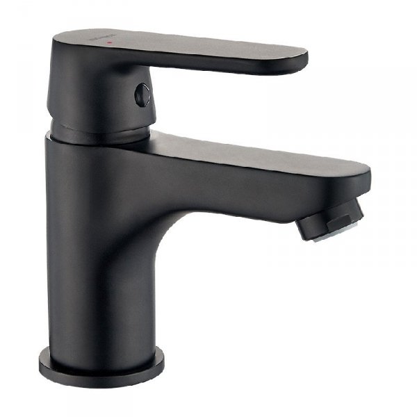 Bateria umywalkowa DIMA czarna z korkiem BQD_722D