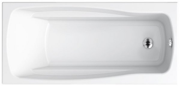 Wanna prostokątna akrylowa Cersanit Lana 150x70 + biała obudowa + syfon nogi ręcznik