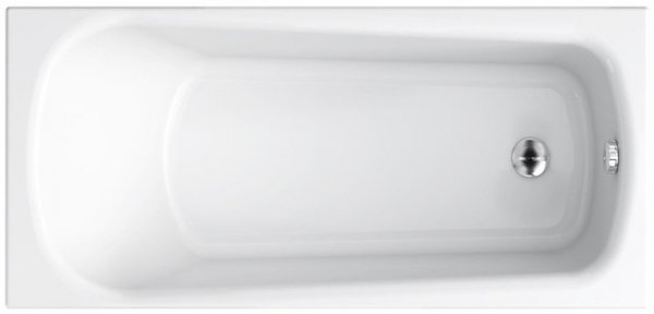 Wanna prostokątna akrylowa Cersanit Nao 150x70 + biała obudowa + syfon nogi ręcznik