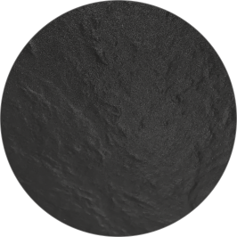 Brodzik półokrągły kompozytowy  Schedline LIBRA Black Stone 90x90
