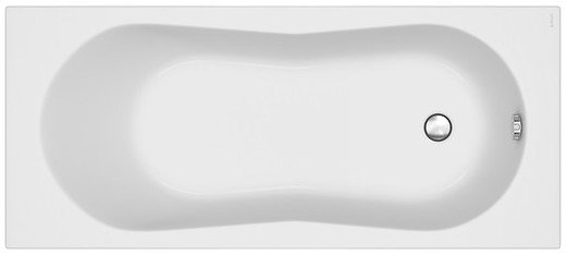 Wanna prostokątna akrylowa Cersanit Nike 160x70 + biała obudowa + syfon nogi ręcznik