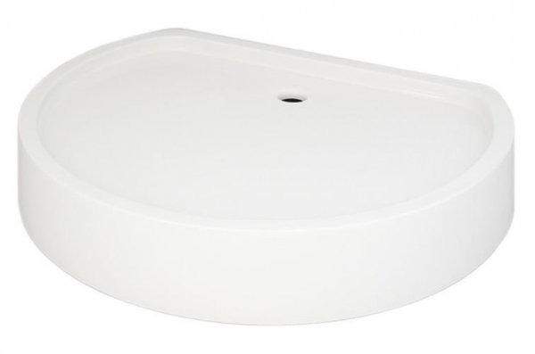 Brodzik przyścienny BKB022/X 100x80x16x4 kompaktowy