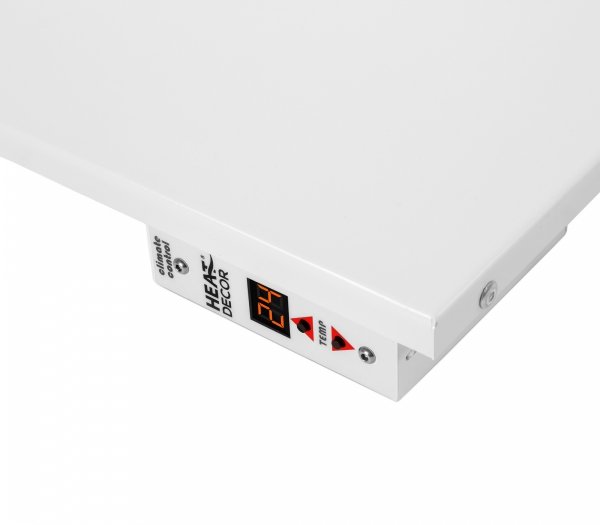 Grzejnik na podczerwień w zestawie z termostatem i nóżkami, moc 1000W-20m2