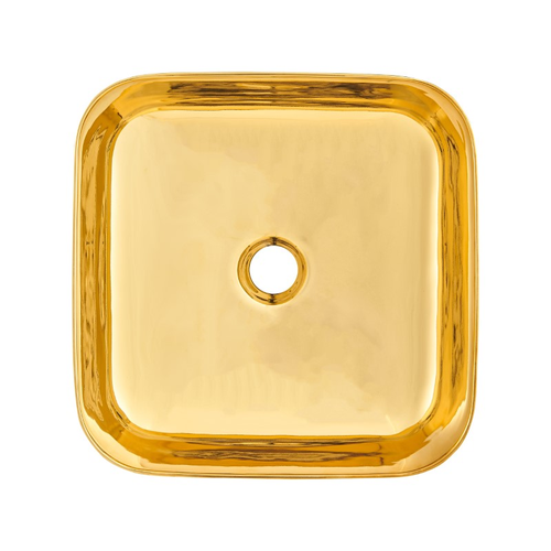 Umywalka nablatowa MALAGA złoty połysk CE-39-027