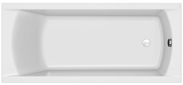 Wanna prostokątna akrylowa Cersanit Korat 180x80 + biała obudowa + syfon nogi ręcznik