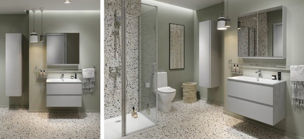 Umywalka ceramiczna meblowa Moduo 80 cm