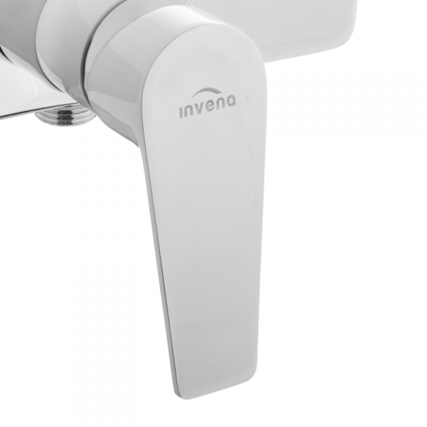 Bateria natryskowa Invena DOKOS biała/chrom