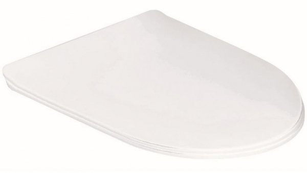Stelaż WC + Przycisk M571+ Miska WC wisząca bez kołnierza DELOS + deska duroplast wolnoopadająca SLIM
