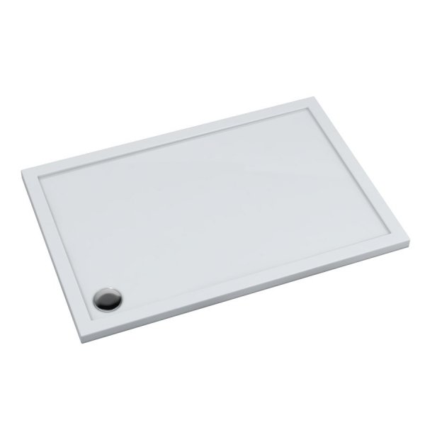 Brodzik prostokątny posadzkowy Schedline Sharper biały 140x75
