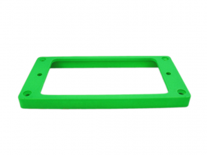 Ramka humbuckera płaska, skośna 7/9mm green fluorescent