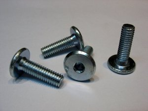 Śruba M6x20 na imbus ocynk 4 szt.