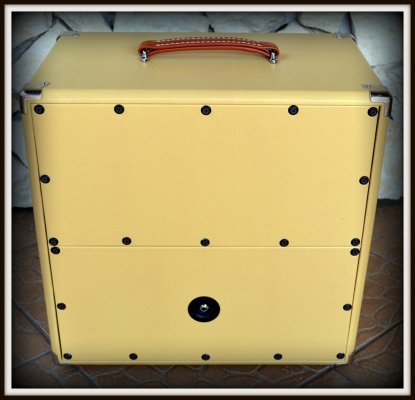 Obudowa Kolumny 1x12&quot;  ELEGANCE CREAM OXBLOOD 