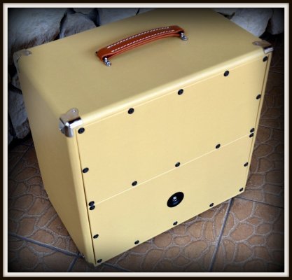 Kolumna 1x12&quot;  ELEGANCE CREAM OXBLOOD V30 BRZOZA