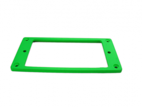 Ramka humbuckera płaska, skośna 4/5mm green fluorescent