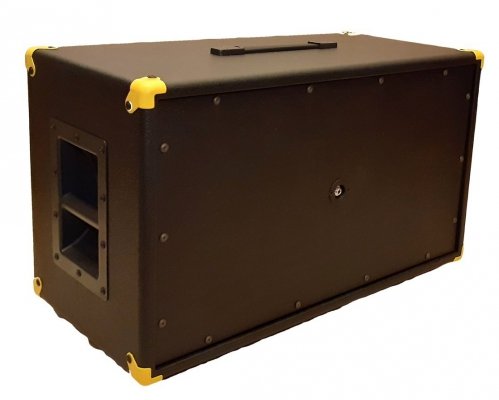 Obudowa kolumny gitarowej 2x12 COMPACT BLACK YELLOW