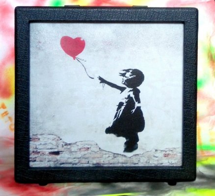  Obudowa Kolumny 1x12&quot;  STREET ART BLACK NO:01 