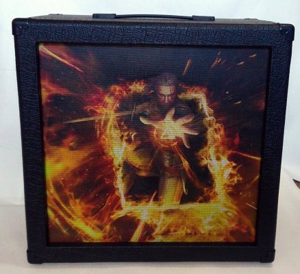 Obudowa Kolumny 1x12&quot;  WIEDŹMIN BLACK TOPOLA 