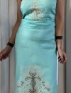 Letnia Sukienka  Warehouse Len Blue