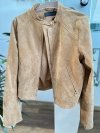 Kurtka Skórzana Zara Suede Minimalist Chic
