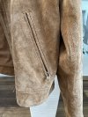 Kurtka Skórzana Zara Suede Minimalist Chic