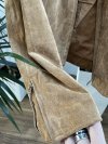 Kurtka Skórzana Zara Suede Minimalist Chic