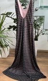 Lekka Sukienka Maxi Dots Retro Brown