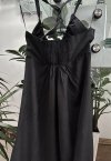 Długa Maxi Sukienka Reserved Len Lino Black