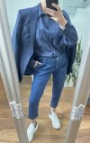 Jeansowe Spodnie River Island Loose Fit Blue