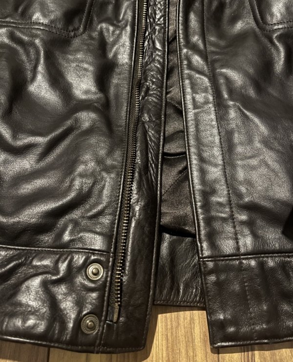 Skórzana Kurtka Leather Brown Vintage