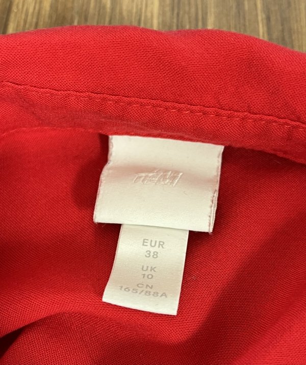 Długa Letnia Sukienka H&amp;M Midi Casual Red