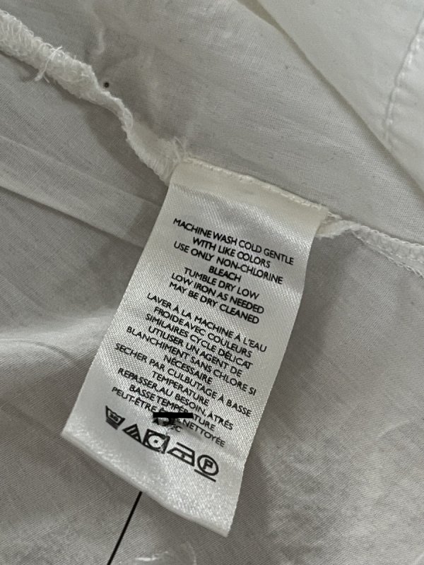 Swobodna Letnia Koszula Cotton White
