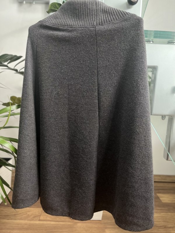 Szara spódnica Zara midi dzianina 