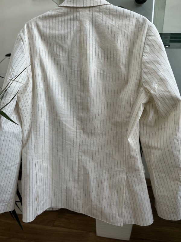 Marynarka Blazer Stripes Len Jack&amp;Jones Krem