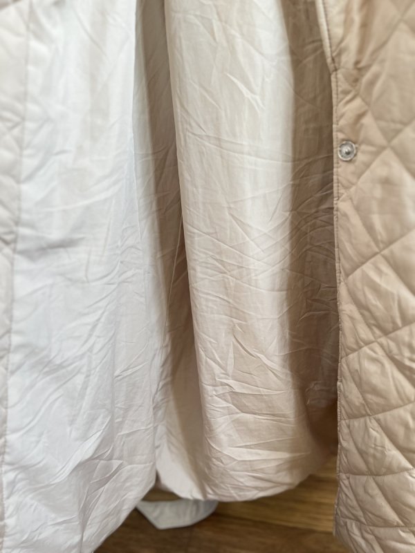 Beżowy płaszcz Vila Beige Coat oversize