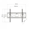 UCHWYT DO TV LCD/LED/PLAZMA 42-100 100KG AR-11 ART reg. w pionie
