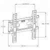 UCHWYT DO TV LCD/LED 14-42 35KG AR-44 ART bez regulacji 2,5cm