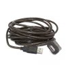 Kabel GEMBIRD UAE-01-5M (USB 2.0 M - USB 2.0 F; 5m; kolor czarny)
