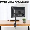 Techly ICA-LCD 503BK uchwyt / stojak do monitorów 81,3 cm (32) Biurko Czarny