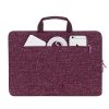 RIVACASE ETUI NA LAPTOP 13,3 ANVIK, CZERWONY BURGUND, Z UCHWYTEM, Z MATERIAŁU WODOODPORNEGO