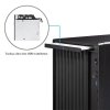 Chieftec Midi Tower BS-20B-OP, Schwarz o.NT Czarny