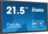IIYAMA Monitor wielkoformatowy 21.5 cala TF2238MSC-B1 IPS,FHD,DP,HDMI,2x2W,2xUSB,600(cd/m2),  10pkt.7H,IP1X(Front),Pion/Poziom