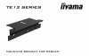 IIYAMA Monitor 85.6 cala ProLite TE8612MIS-B3AG,INFRARED,40pkt,VA,4K, 24/7, 7H, WiFi,VGA, HDMI, USB-c, Bluetooth,metal,8ms, vesa