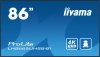 IIYAMA Monitor 86 cali LH8665UHSB-B1, 24/7, IPS, ANDROID 11, 4K, 800cd, iiSignage2, SDM, 2x HDMI, DP, 2x USB,2x 10W, RJ45, WiFi,