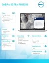 Dell Laptop Dell Pro 16 Plus PB16250 W11P Ultra 7 268V/32GB/512GBSSD CL35/16.0 FHD+/Arc/FgrPr&SmtCd/FHD/IRCam/Mic/5G WWAN Tray+B
